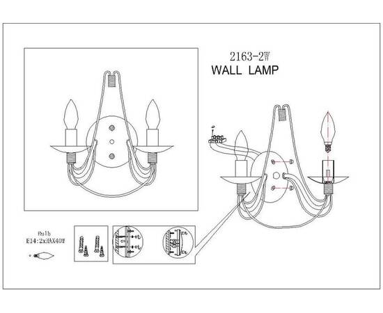 Бра F-Promo Chateau 2163-2W, изображение 2