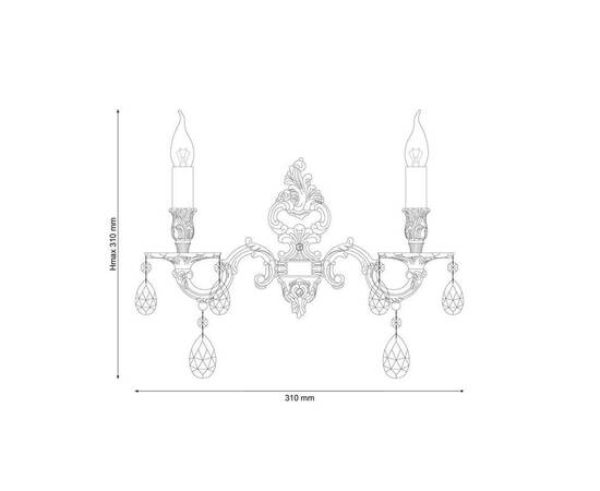 Бра Lucia Tucci Barletta W1730.2 Antique, изображение 2