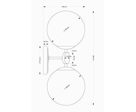 Бра Kutek Dimaro DIM-K-2(P), изображение 2