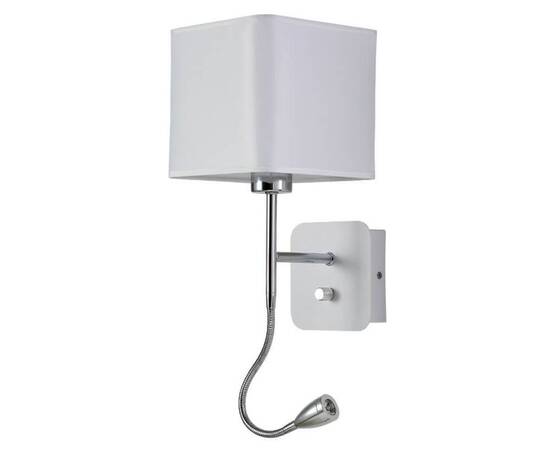 Бра Crystal Lux Paco AP2 Chrome/White