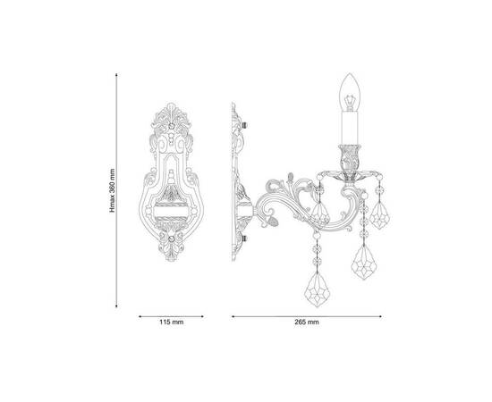 Бра Lucia Tucci Barletta W122.1 Cream White, изображение 2