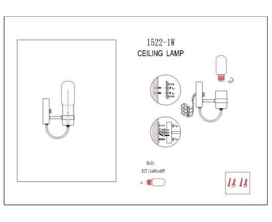 Бра Favourite Nano 1522-1W, изображение 2