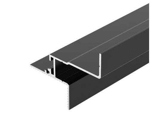 Алюминиевый профиль Arlight СEIL-S12-SHADOW-20-SIDE-3000 ANOD BLACK 052226, изображение 2