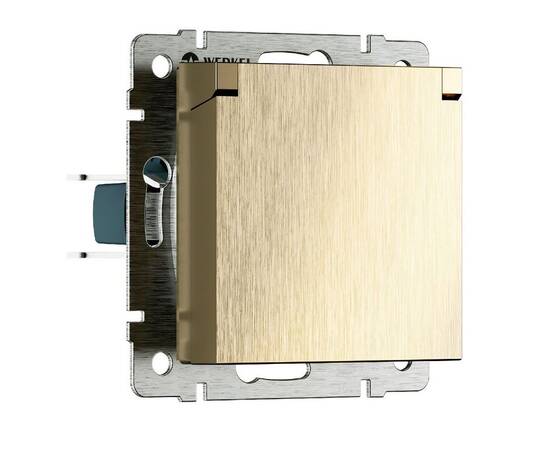 Розетка с защитной крышкой и шторками Werkel W1171210 4690389213137 a069604
