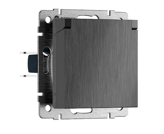 Розетка с защитной крышкой и шторками Werkel W1171204 4690389213076 a069599