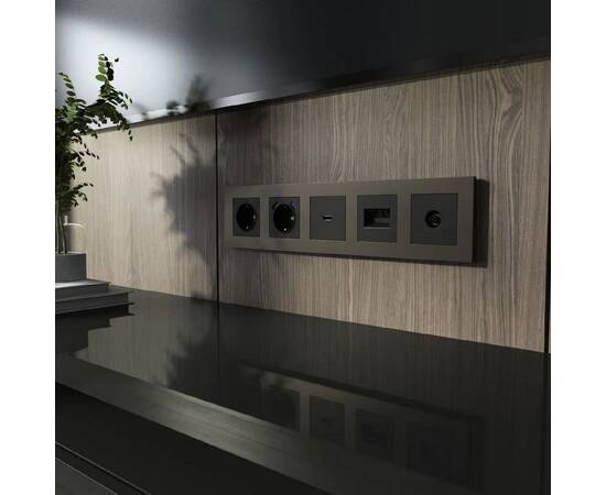 Рамка на 5 постов Werkel Slab W0052963 4690389207945 a067788, изображение 4