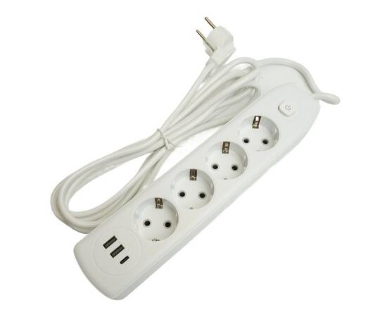 Удлинитель Stekker Home plus HM08-43-02 49978, изображение 2