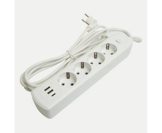 Удлинитель Stekker Home plus HM08-43-02 49978, изображение 3