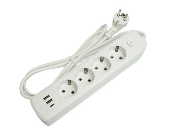 Удлинитель Stekker Home plus HM08-43-02 49971, изображение 2