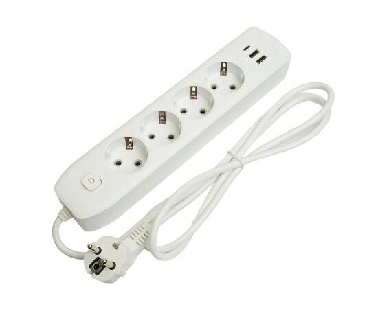 Удлинитель Stekker Home plus HM08-43-02 49971, изображение 3