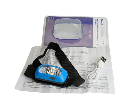 Налобный фонарь с аккумулятором Feron TH2312 51117, изображение 10