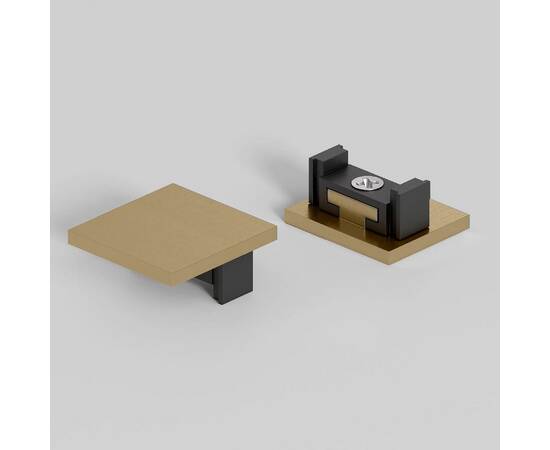Заглушка для накладного шинопровода латунь (2 шт.) Elektrostandard Line Magnetic 85230/00 4690389213, изображение 2