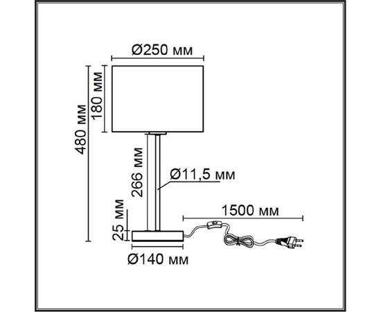 Настольная лампа Lumion Nikki Moderni 8251/1T, изображение 9