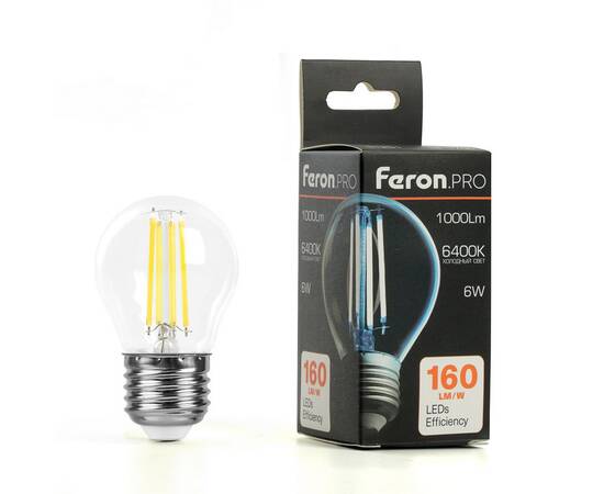 Светодиодная лампа Feron LB-1706 E27 6W 6400К 51252, изображение 8