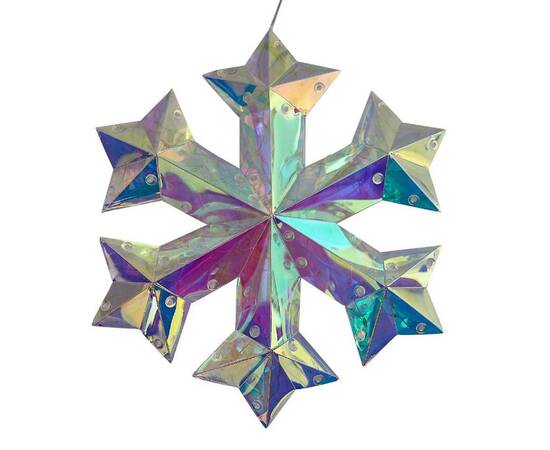 Светильник декоративный на батарейках Снежинка Uniel ULD-R512 3АА SNOWFLAKE UL-00012222