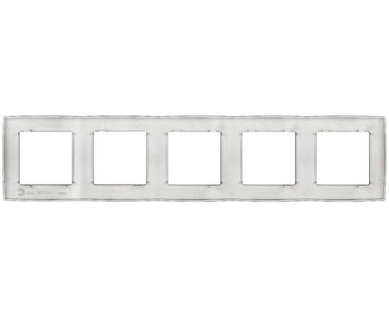 Рамка для розеток и выключателей на 5 постов Эра 12-5005-16 Б0065743, изображение 2