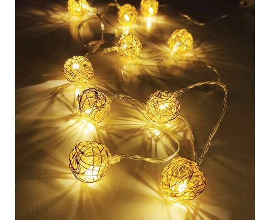 Гирлянда линейная Золотые шарики Feron CL594 51450