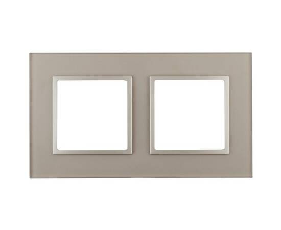 Рамка на 2 поста ЭРА Elegance 14-5102-04 Б0034491