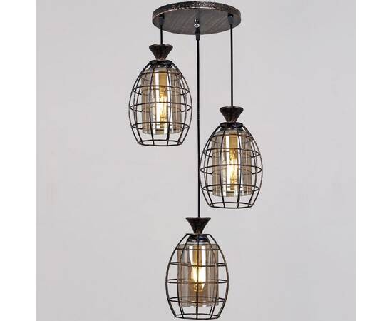 Подвесной светильник Reluce 03525-0.9-03 BK+GD