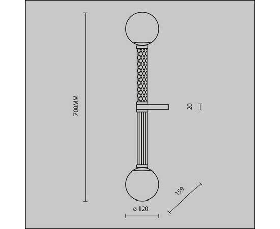 Бра Maytoni Teatro MOD287WL-02BS, изображение 2