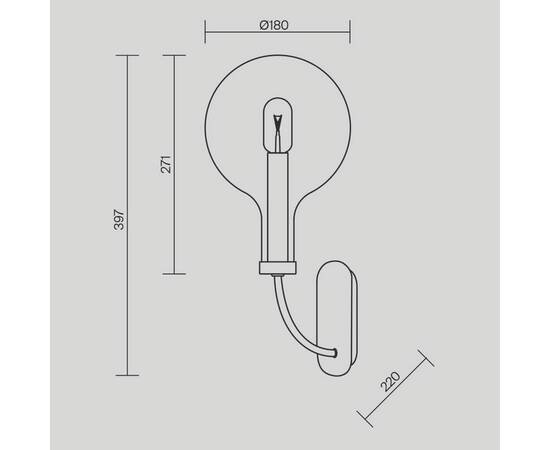 Бра Maytoni Status MOD333WL-01B, изображение 6