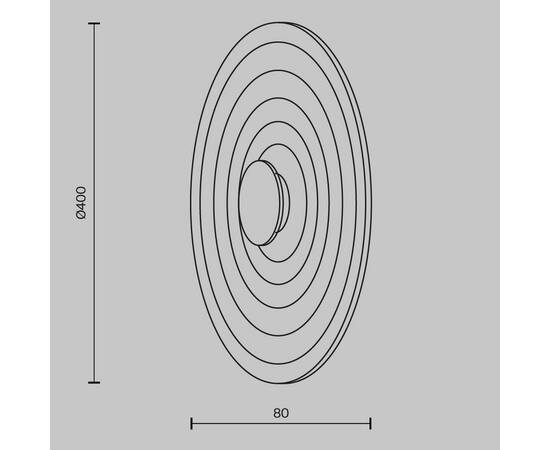 Настенный светильник Maytoni Nami MOD400WL-L5GR3K, изображение 9