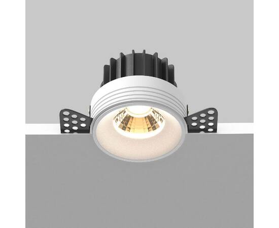 Встраиваемый светильник Maytoni Round DL058-12W2.7K-TRS-W, изображение 4