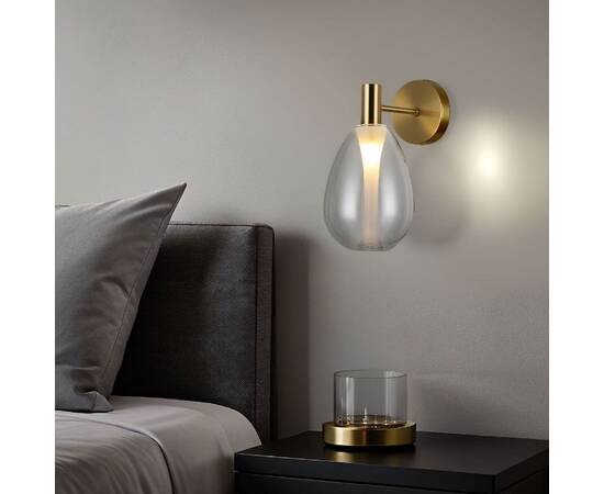 Бра Eurosvet Magma 60175/1 латунь a069322, изображение 2