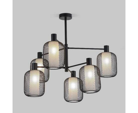 Люстра на штанге Eurosvet Voile 30191/6 черный a069160