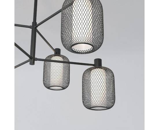 Люстра на штанге Eurosvet Voile 30191/6 черный a069160, изображение 2