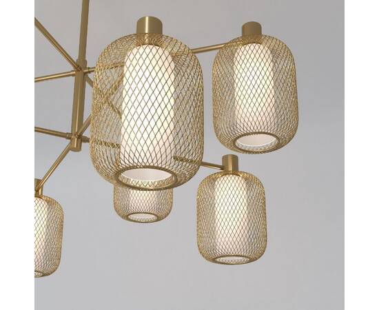 Люстра на штанге Eurosvet Voile 30192/8 золото a069159, изображение 3