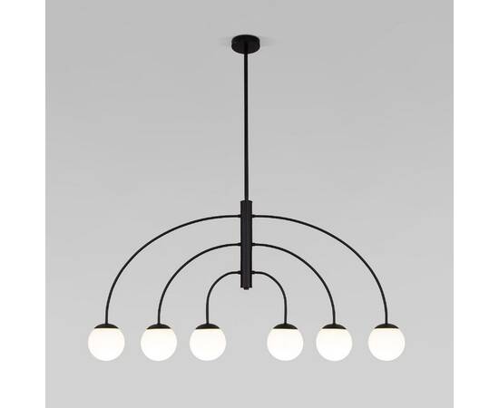 Люстра на штанге Eurosvet Cenacolo 30179/6 черный a069124