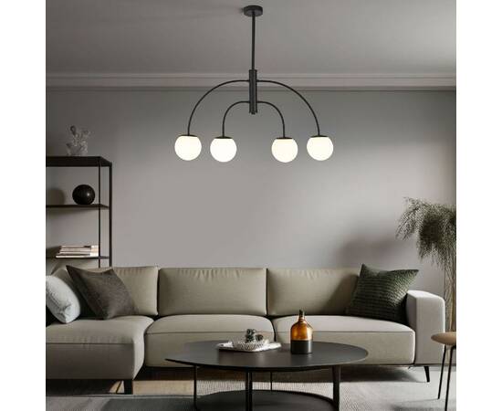 Люстра на штанге Eurosvet Cenacolo 30179/4 черный a069121, изображение 4