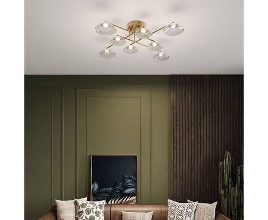 Потолочная люстра Eurosvet Ripple 50389 LED латунь a069026, изображение 7