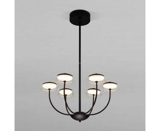 Люстра на штанге Eurosvet Fungo 50388 LED черный a068861