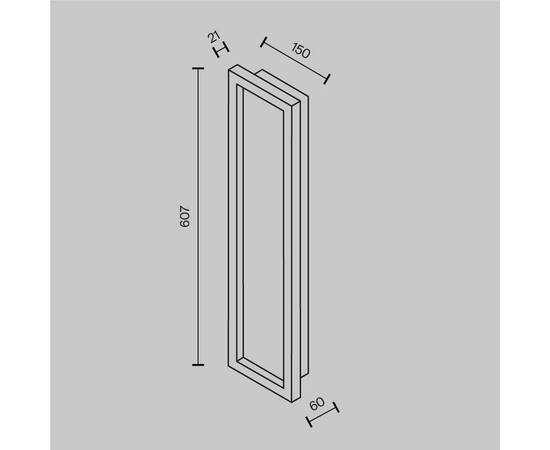 Настенный светильник Maytoni Orign MOD311WL-L55B3K, изображение 8