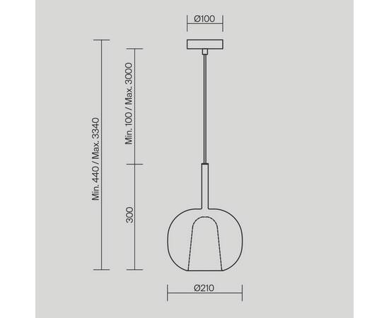 Подвесной светильник Maytoni Duality MOD271PL-01W2, изображение 6
