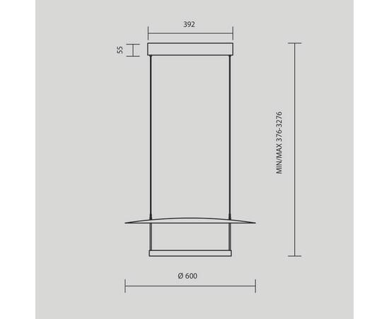Подвесной светильник Maytoni Ambience MOD280PL-L30B3K1, изображение 6
