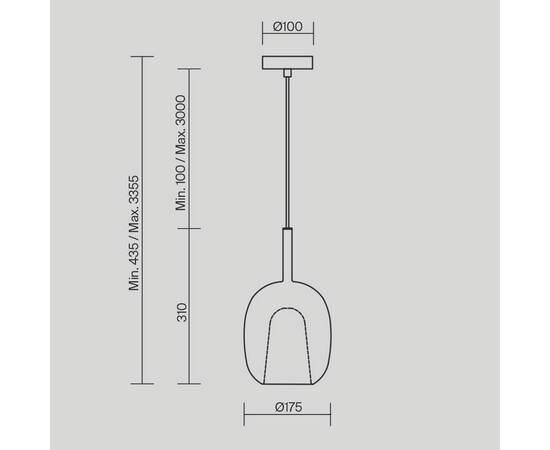 Подвесной светильник Maytoni Duality MOD271PL-01W1, изображение 6