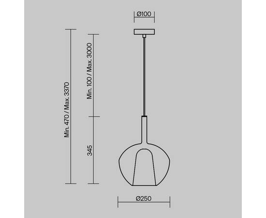 Подвесной светильник Maytoni Duality MOD271PL-01W3, изображение 7