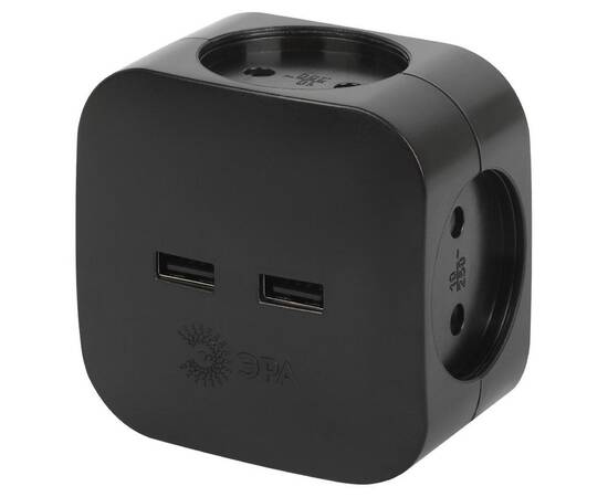 Разветвитель электрический Эра SP-4-USB-B Б0049536