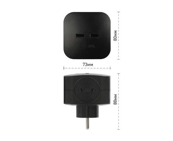 Разветвитель электрический Эра SP-4-USB-B Б0049536, изображение 5