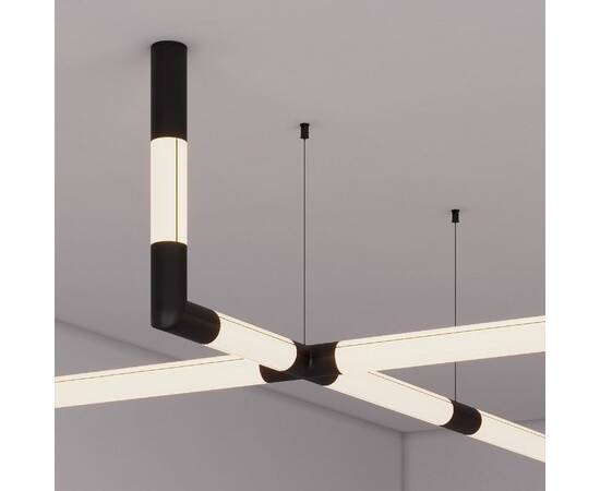 Соединитель профиля Arlight ROUND-D36-360-90 BLACK 050543, изображение 2