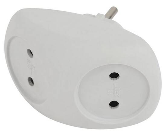 Разветвитель электрический Эра SPx-2-W Б0053480