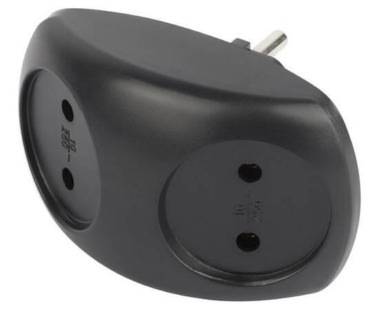 Разветвитель электрический Эра SPx-2-B Б0059720