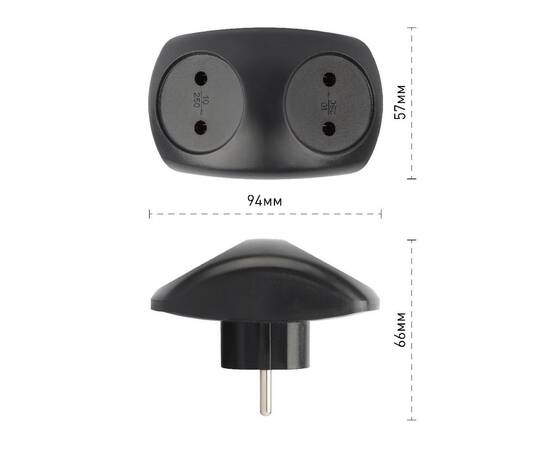 Разветвитель электрический Эра SPx-2-B Б0059720, изображение 5