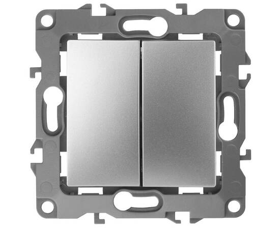 Выключатель двойной Эра 12-1104-03 Б0014647