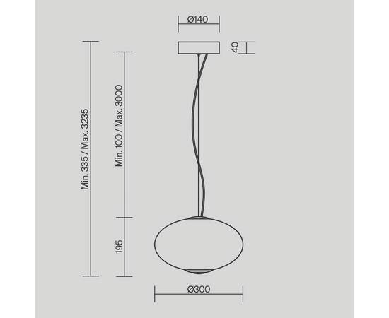 Подвесной светильник Maytoni Bruma MOD397PL-L12CH3K, изображение 8