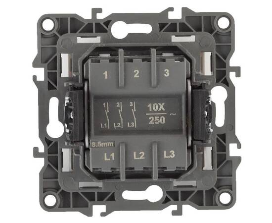 Выключатель тройной Эра 12-1107-02 Б0014670, изображение 2