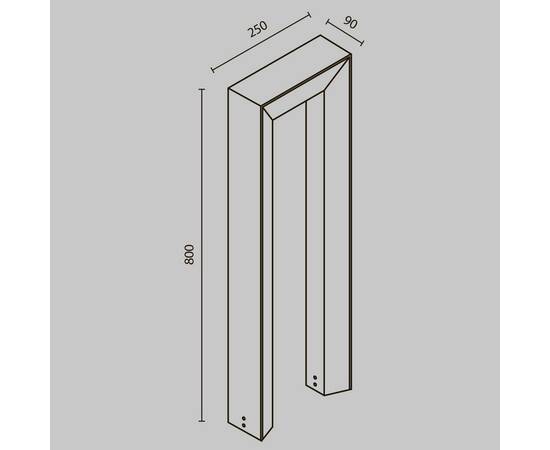 Ландшафтный светильник Maytoni Frama O469FL-L12GF3K, изображение 9